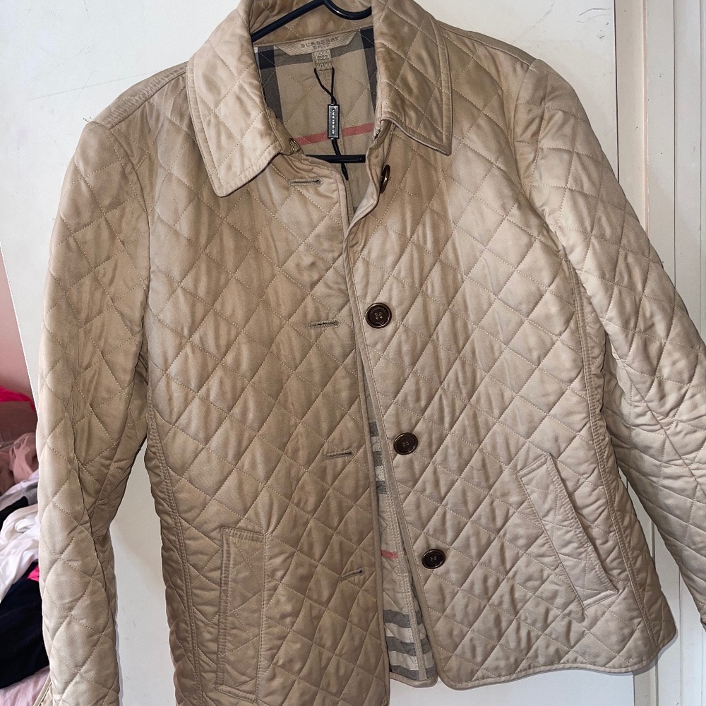 burberry quilted jacket